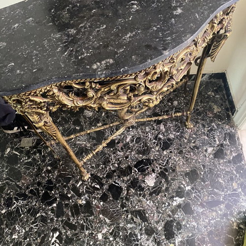 Entrance furniture - console with marble