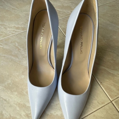 Tsakiris Mallas blue pumps like new, size 38