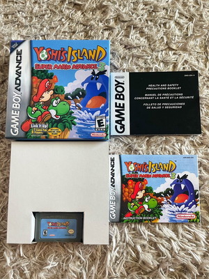 Nintendo GameBoy Advance Yoshi’s Island Super Mario Advance 3 като нова