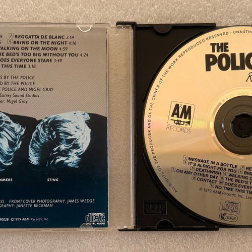 The Police Reggatta de Blanc CD used without back cover