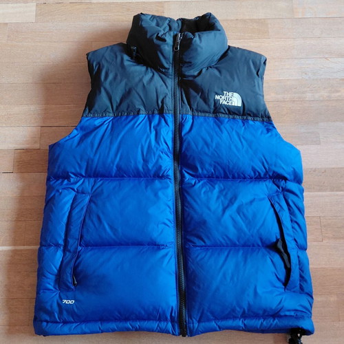 The North Face Nuptse 700 women's down vest like new, black and purple