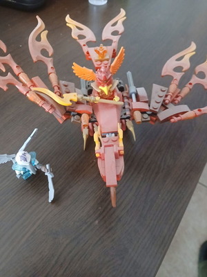 Lego Legends of Chima Flinx's Ultimate Phoenix set used with box