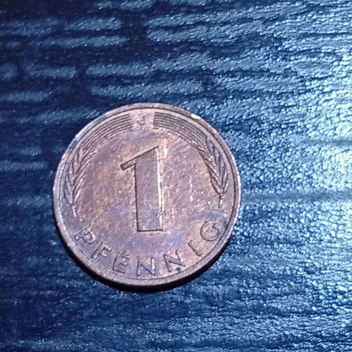 Germany 1 Pfennig Coin 1981 like new