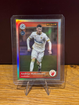 Topps Merlin 2025 Crvena Zvezda Andrija Maksimkvic Rc Silver new