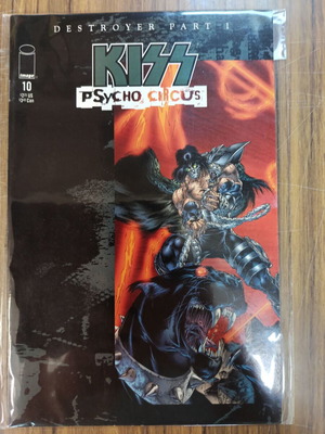 KISS Psycho Circus comic used
