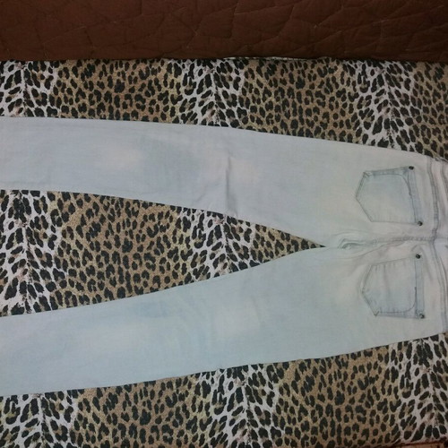 Bershka Jeans like new, light blue, cotton with 5% elastane, size S