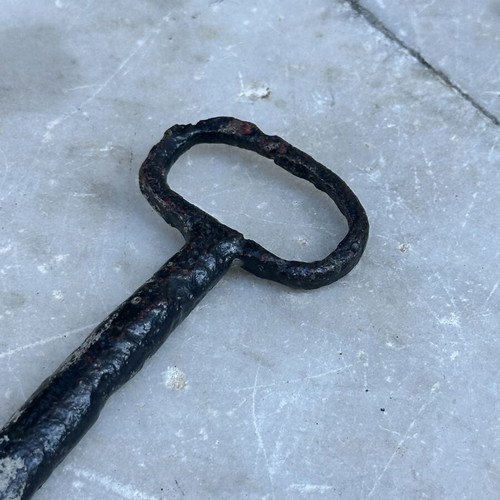 Old Large Metal Key, 12.5 cm