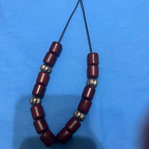 Worry beads with silver stones like new, high quality