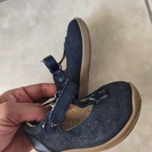 Mayoral children's ballerina shoes navy blue size 20 like new