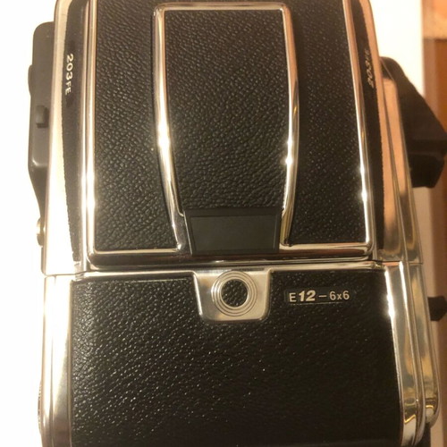 Hasselblad 203 FE new with two unused backs