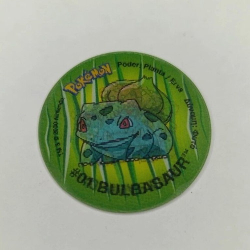 Pokémon Tazo 2 Holo 3D Bulbasaur Venusaur used collectible