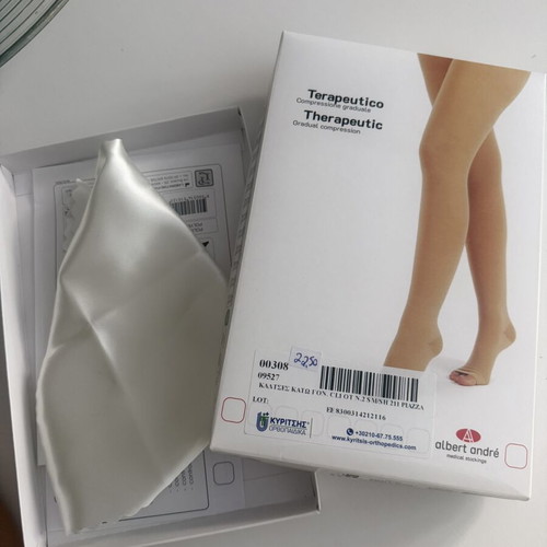 Compression Socks Open Toe Classe 1 Size Small New