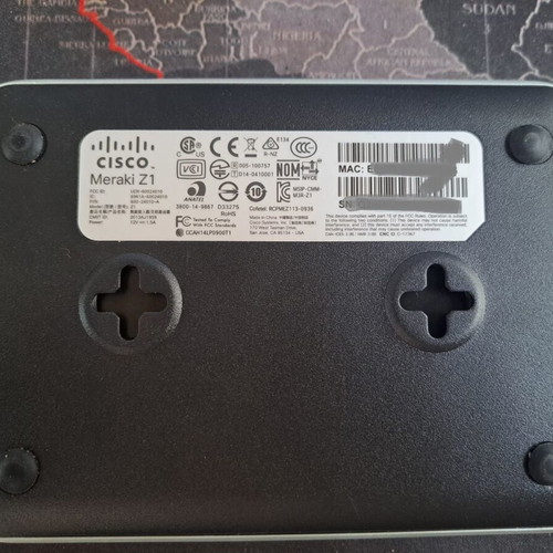 Cisco Meraki Z1 gateway like new with power adapter