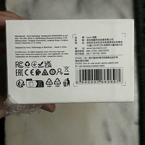 Hoco. WATCH DYD05 Smart Watch with TWS Headset like new