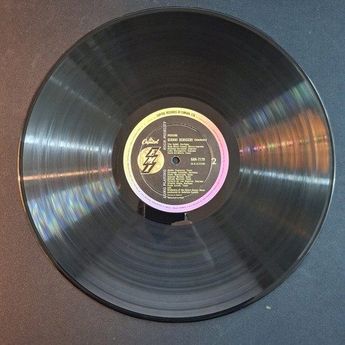 Giacomo Puccini Gianni Schicchi LP vinyl like new, classical