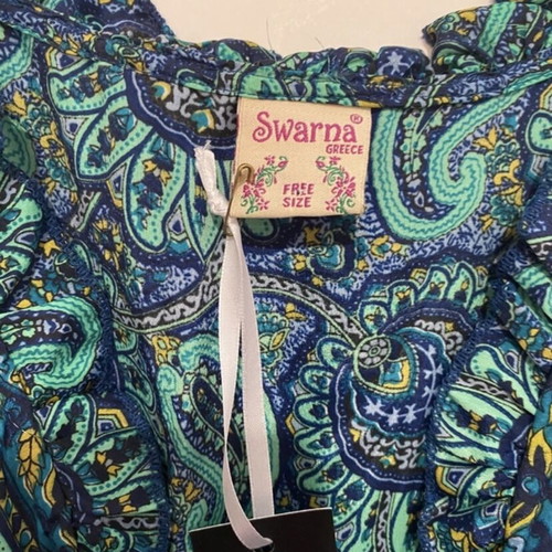 Summer dress new, asymmetrical green, short front long back