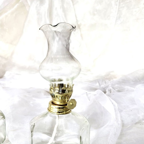 Glass Polygonal Paraffin Lamp new