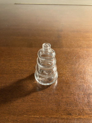 Samba Perfumer's Workshop vintage miniature glass bottle 1987