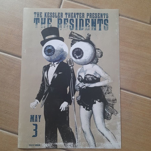 The Residents Poster New With Frame 32×23cm