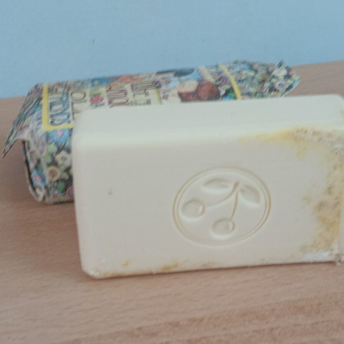 Vintage Engelbreit soap used with packaging wear