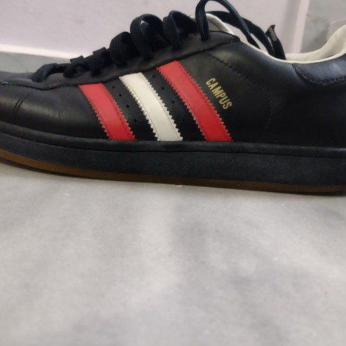 Adidas Campus sneakers used, black, size 45