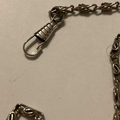 Chain for watches and keys new, 122 cm, Portugal