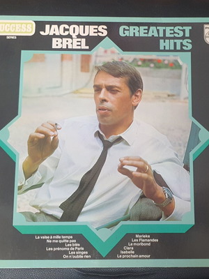 Βινύλιο Greatest Hits Jacques Brel μεταχειρισμένο, pop