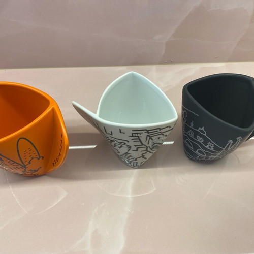 Souvenir Barcelona mug set inspired by Antoni Gaudí architecture