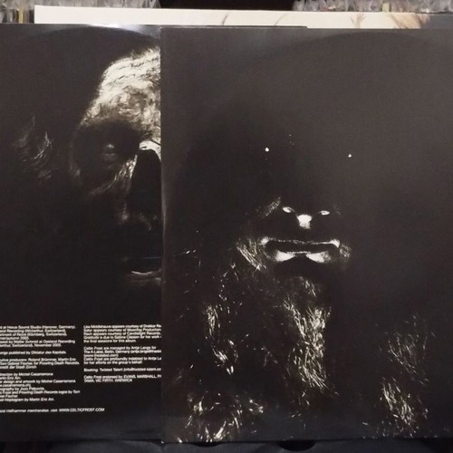 Celtic Frost Monotheist 2LP 2010 reissue on gold vinyl like new