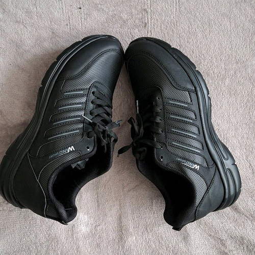 Men's sneakers size 43, black, sports style