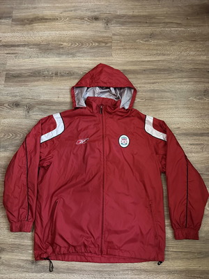 Liverpool Vintage Reebok Football Rain Jacket 2003/04 XXL like new