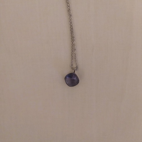 Swarovski necklace with purple stone like new