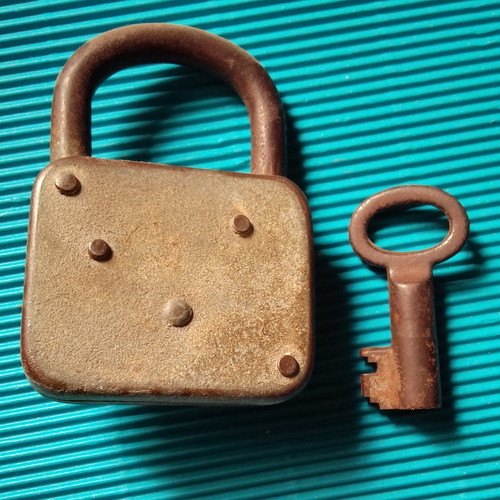 Abus padlock, old