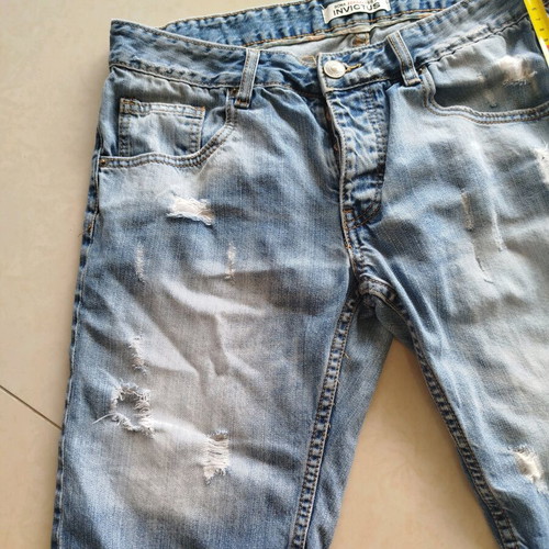 Denim bermuda shorts like new, size M, blue