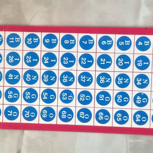 Bingo board game used from 79 decade Greek made