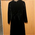  Μαύρο  φόρεμα  βραδινό  διαχρονικό υψηλή ραπτική