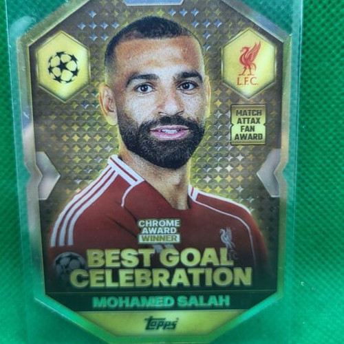 M. Salah Best Goal Celebration Match Attax 2026 Fan Award κάρτα καινούργια