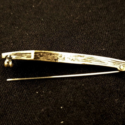 Silver brooch 925 like new, minimal design