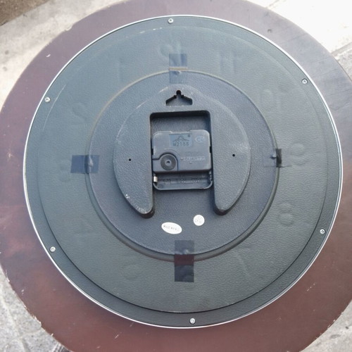 Wall clock Rio Antirrio bridge used, 32 cm diameter