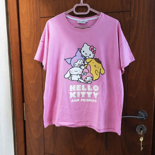 Hello Kitty Pink Pajama Shirt XL new