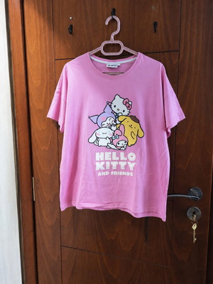 Hello Kitty Pink Pajama Shirt XL new