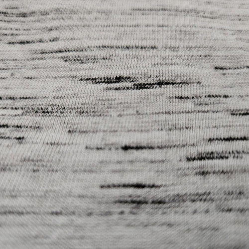Dressmann Space Dye T-shirt XL/L, melange white/grey/black