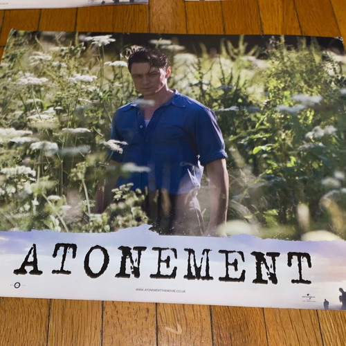 Rare Atonement movie promotional material new, collectible