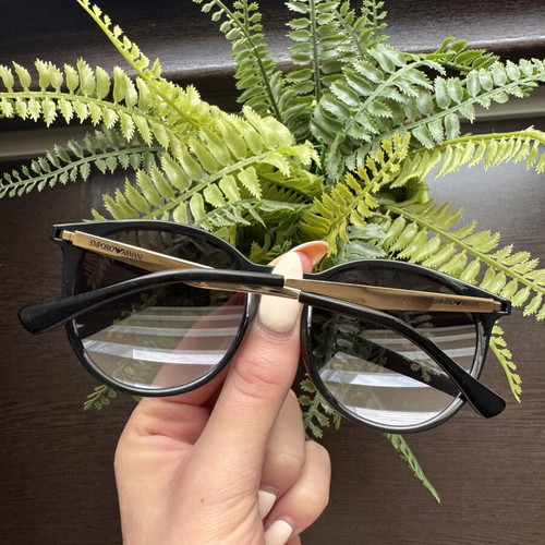 Emporio Armani sunglasses used, black