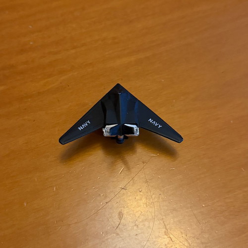 Collectible Navy War Jet Model used, metal, 7 cm