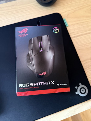 Asus ROG Spatha X ασύρματο RGB gaming ποντίκι 19000 DPI σαν καινούργιο