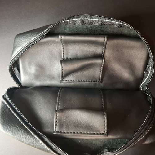 Leather pouch for 2 pipes and tobacco Angelo new