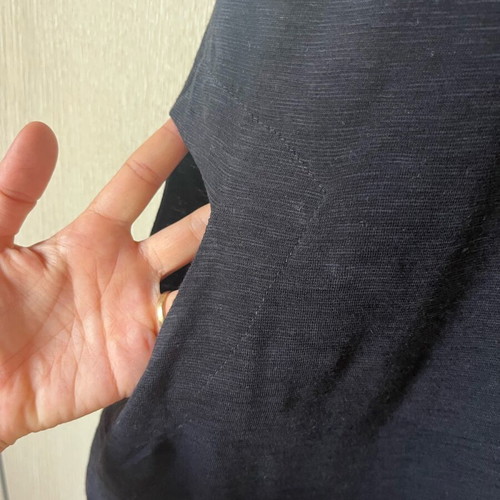 Small cotton salopette used with pockets