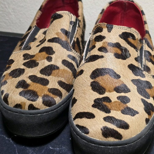 Feng Shoe women's sneakers used with animal print and platform