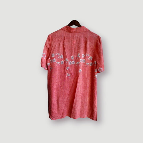 Women's shirt 100% viscose summer pink red size L like new